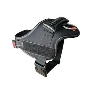 Fairwin Dog Harness Medium No Pull Pet Vest Black Adjustable